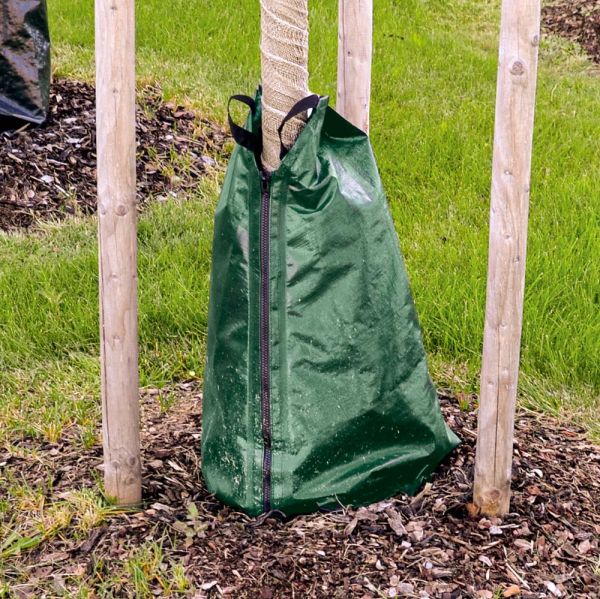 Baum-Bewässerungssack 75 Liter, PVC, grün, Langzeitbewässerung, Bau...