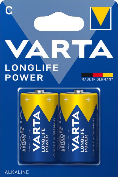 Varta Longlife Power Alkaline 4914 LR14 C - 1,5 Volt Batterie - 2er...