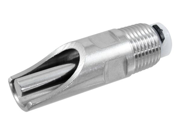 Beißnippel STANDARD-LINE 1/2 Zoll, 63mm, NIRO, mit dünnem Druckkege...