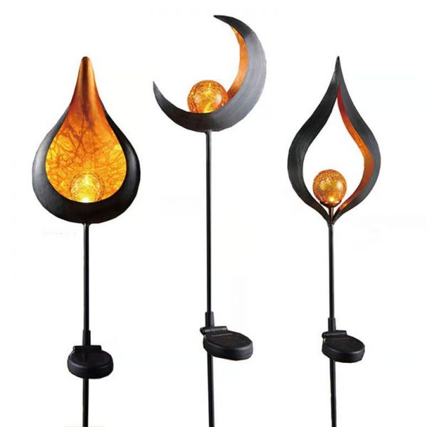 Solar Gartenstecker mit LED, verschiedene Designs, Gartenleuchte, G...