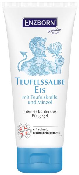 Enzborn Teufelssalbe Eis 100ml, kühlendes Pflegegel mit der Kraft d...