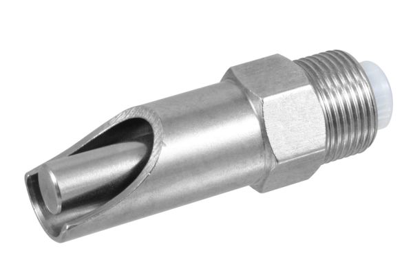 Beißnippel STANDARD-LINE 3/4 Zoll, 80mm, NIRO, mit dickem Druckkege...