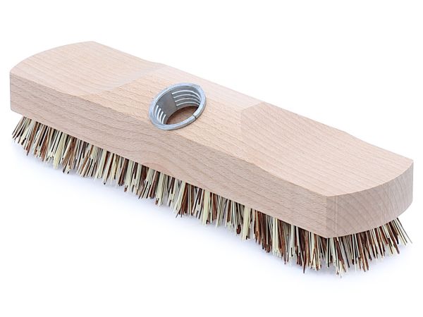 Schrubber 22cm mit Union Borsten, Bodenschrubber mit Gewinde und St...