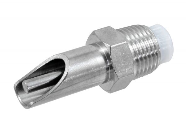 Beißnippel STANDARD-LINE 1/2 Zoll, 55mm, NIRO, mit dünnem Druckkege...