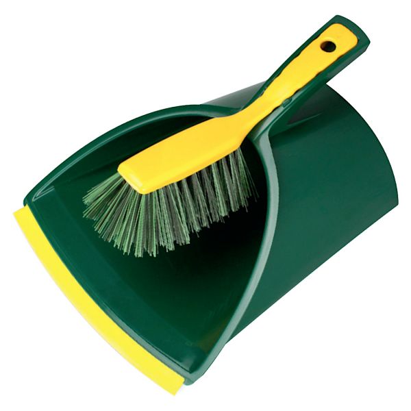 Bümag Kehrgarnitur JUMBO: Kehrschaufel Kunststoff + Elaston-Handfeg...