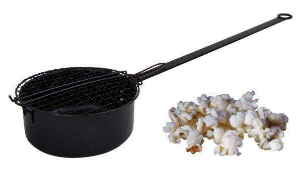 Esschert Design Outdoor Popcorn-Pfanne FF157, Pfanne für Ausflüge, ...