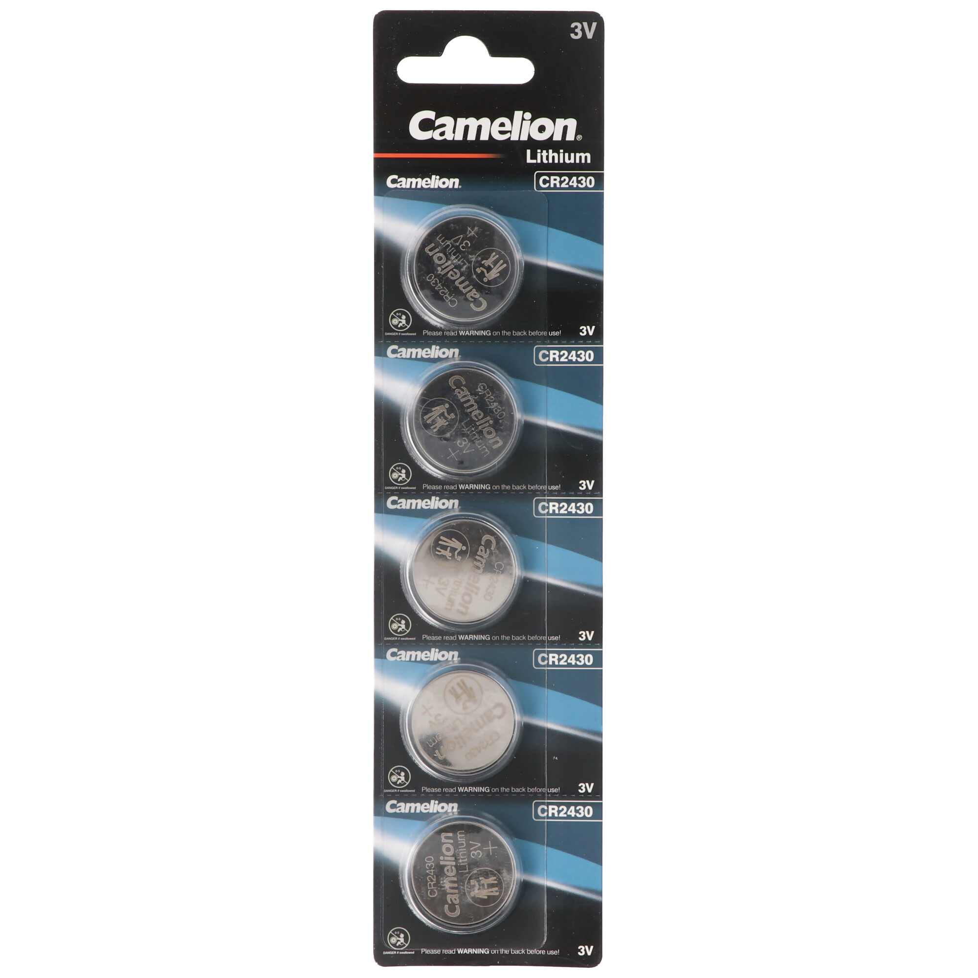 Camelion CR2430 Lithium Batterie im praktischen 5er Set