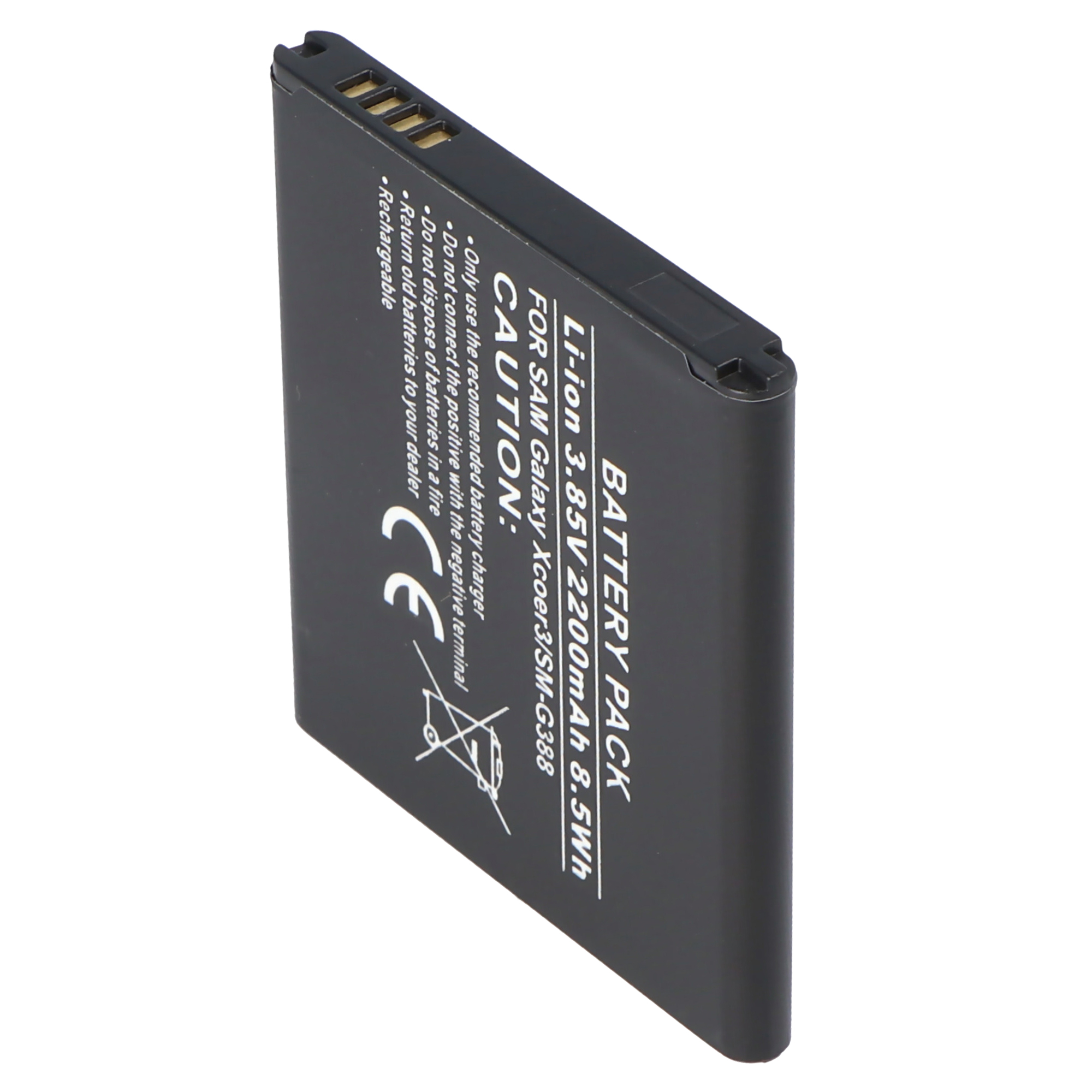 Akku passend für Samsung Galaxy Xcover 3, SM-G388, EB-BG388BBE, 2200mAh