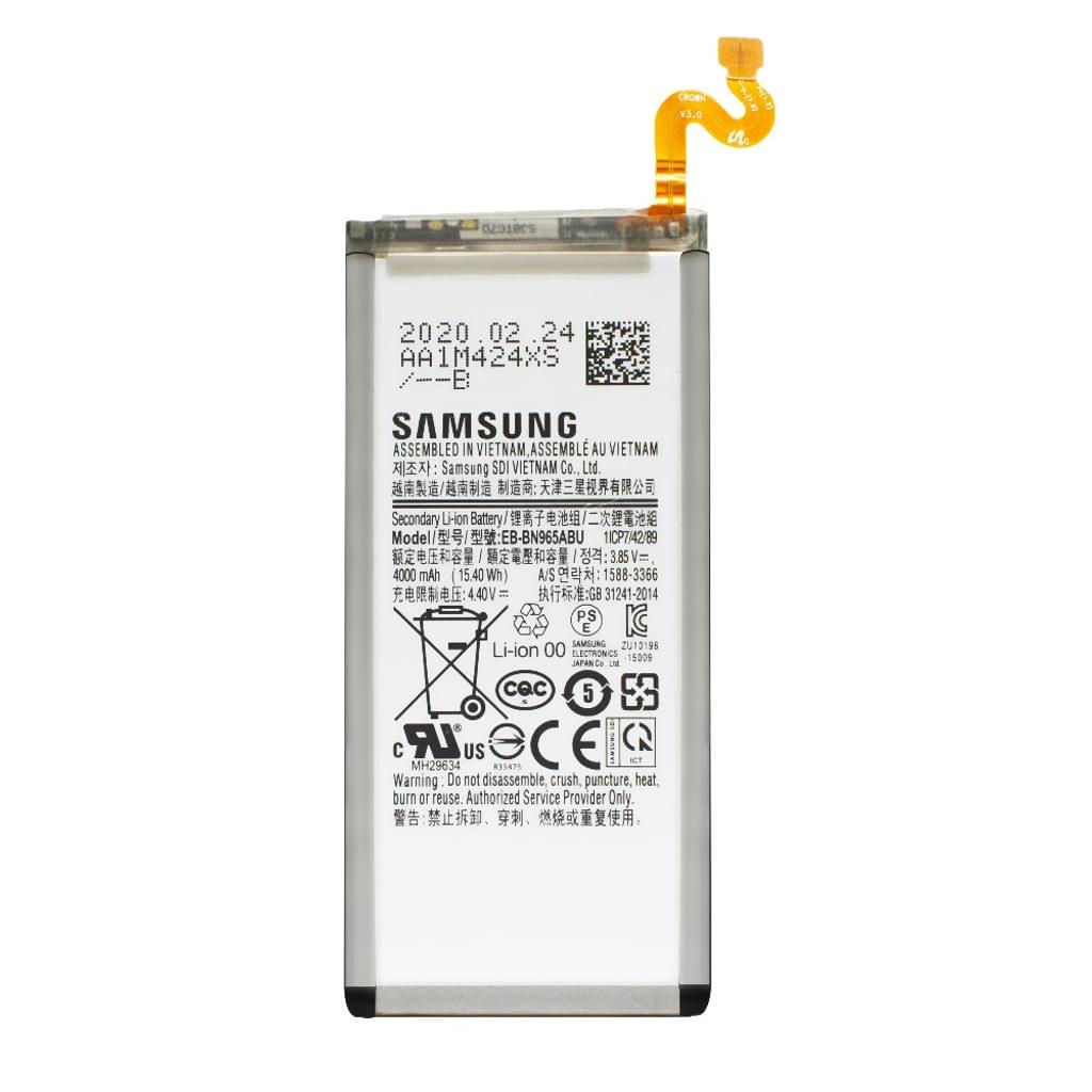 Akku Original Samsung für Galaxy Note 9 N960F, Typ EB-BN965ABU, 4000 mAh, 3.85V