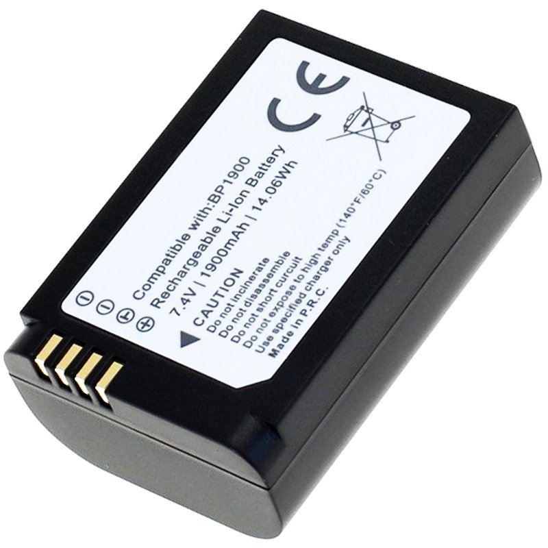 AccuCell Akku passend für Samsung NX1 Akku BP1900 mit 1900mAh
