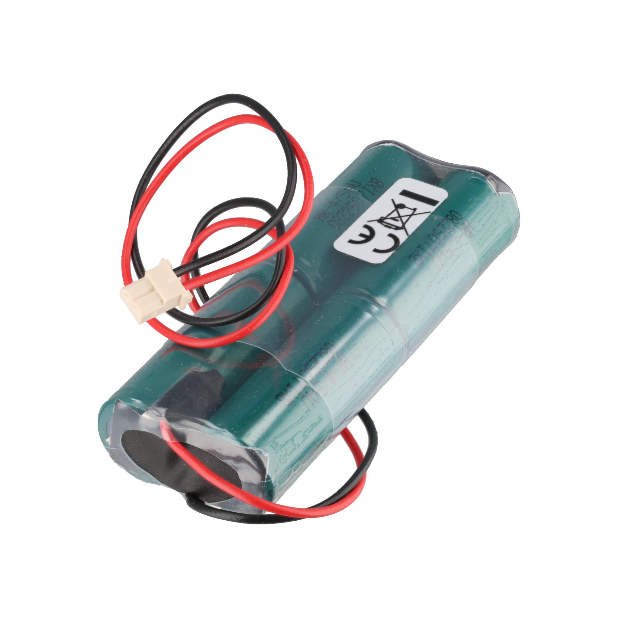 Notleuchtenakku NiMH 4,8V 1720mAh L2x2 4/5A mit Kabel und Stecker ersetzt Beghelli