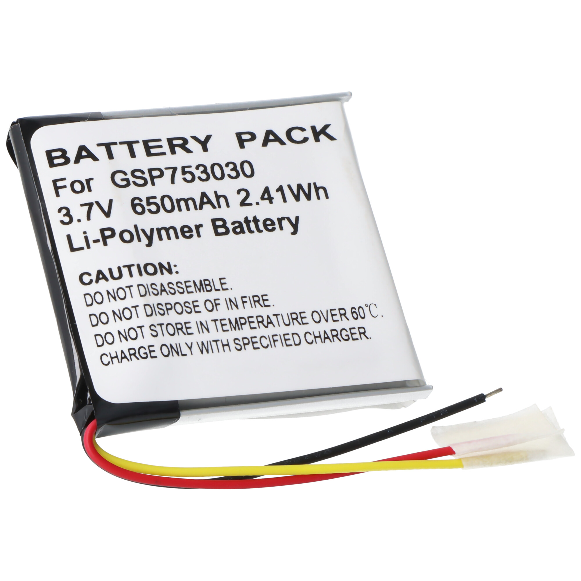 Akku passend für JBL Everest Elite 300, Li-Polymer, 3,7V, 650mAh, 2,4Wh