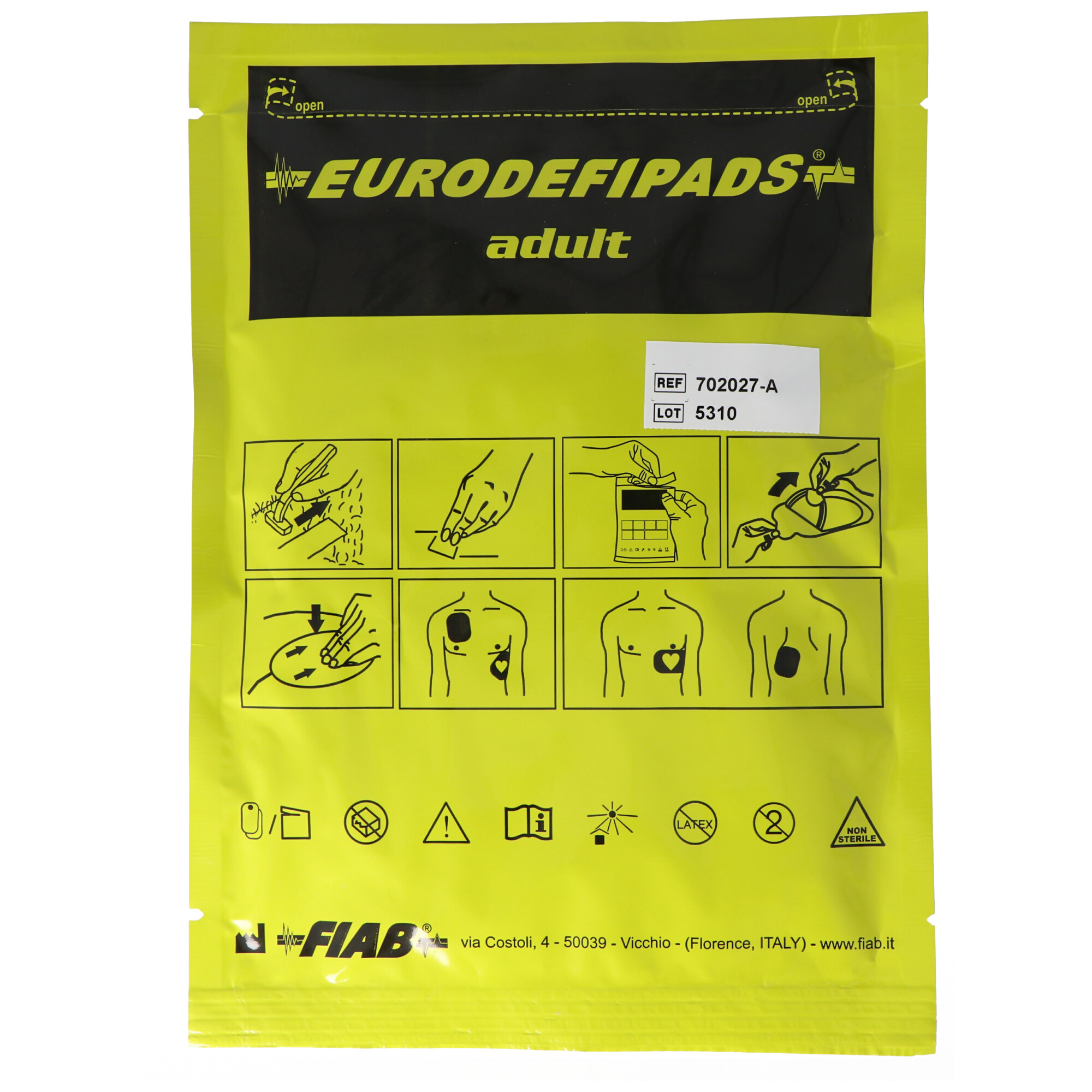 Defi-Elektroden passend für Pads Zoll M-Serie, E-Serie - PD1600