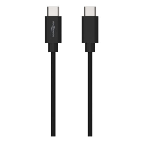 Ansmann USB Typ-C auf Typ-C Daten- und Ladekabel, 120cm