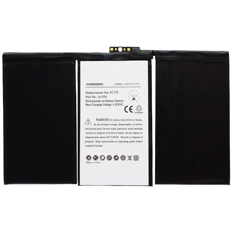 Akku passend für den Apple iPad 2 Akku 616-0561, A1316, A1376, A1395, A1396, A1397