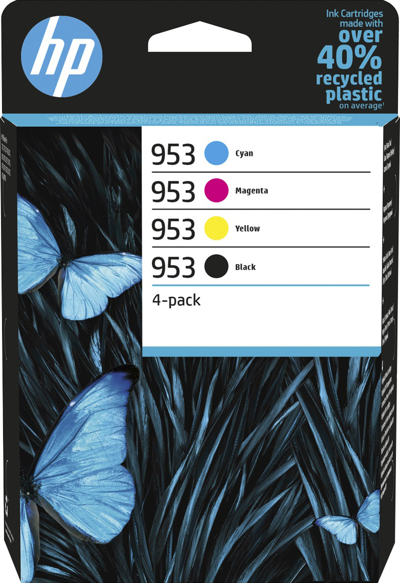 Hp Tinten Multipack 6ZC69AE NR.953 Serie (schwarz,cyan,magenta,gelb)