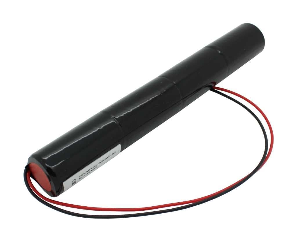 Notleuchtenakku NiMH 4,8V 4500mAh L1x4 Mono D mit 200mm Kabel einseitig ersetzt 4,8 V Akku