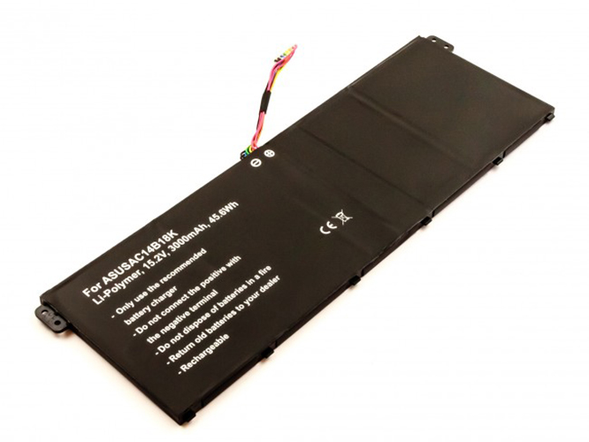 Akku für ACER CHROMEBOOK CB3, wie AC14B18K, 15.2V, 3000mAh, Li-Polymer