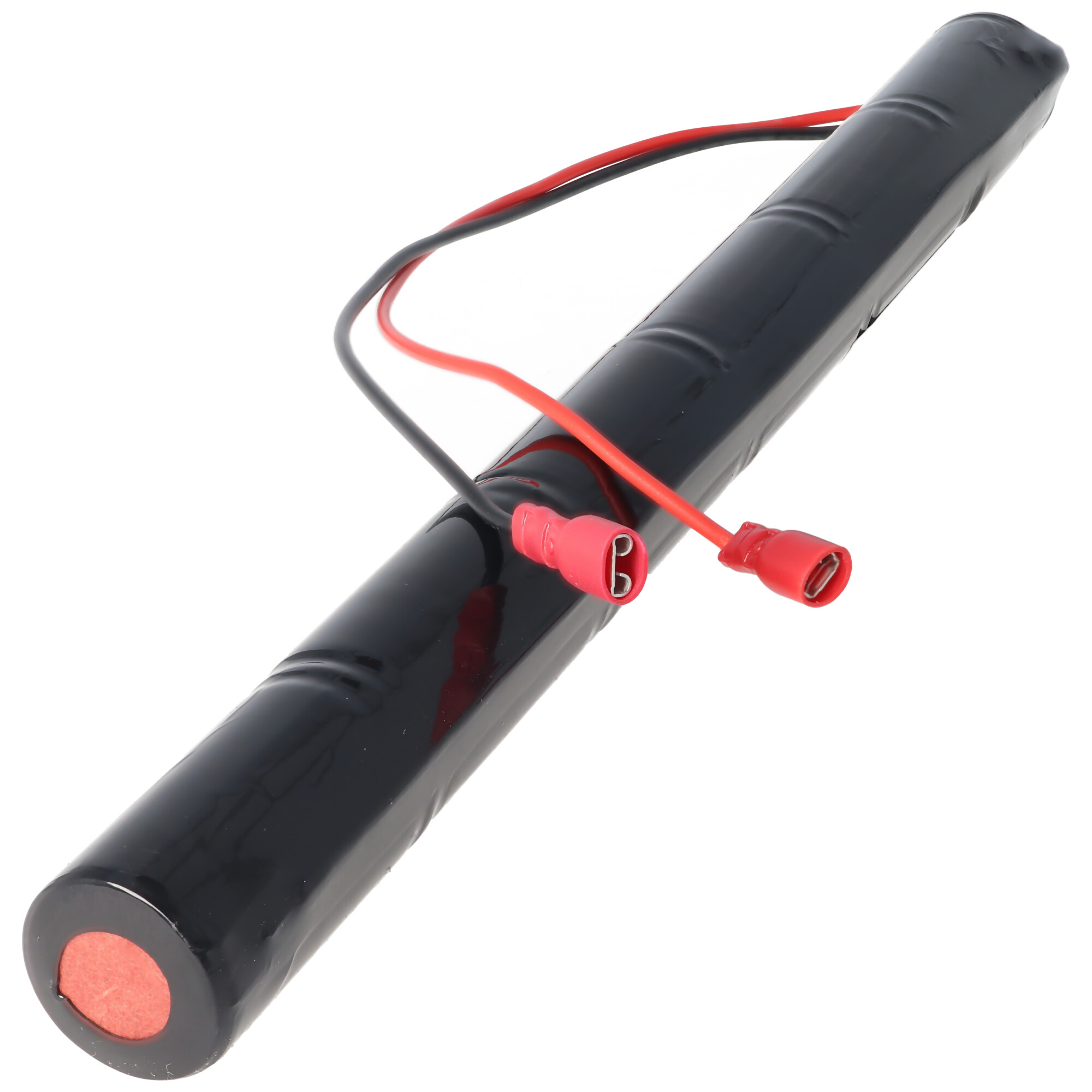 Notleuchtenakku NiMH 7,2V 2500mAh L1x6 Baby C mit 300mm Kabel ersetzt Beghelli 415258001 Plus-Pol 4,8mm und Minus-Pol 6,3mm