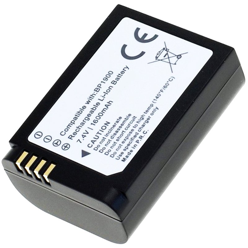 AccuCell Akku passend für Samsung NX1 Akku BP1900 mit 1600mAh