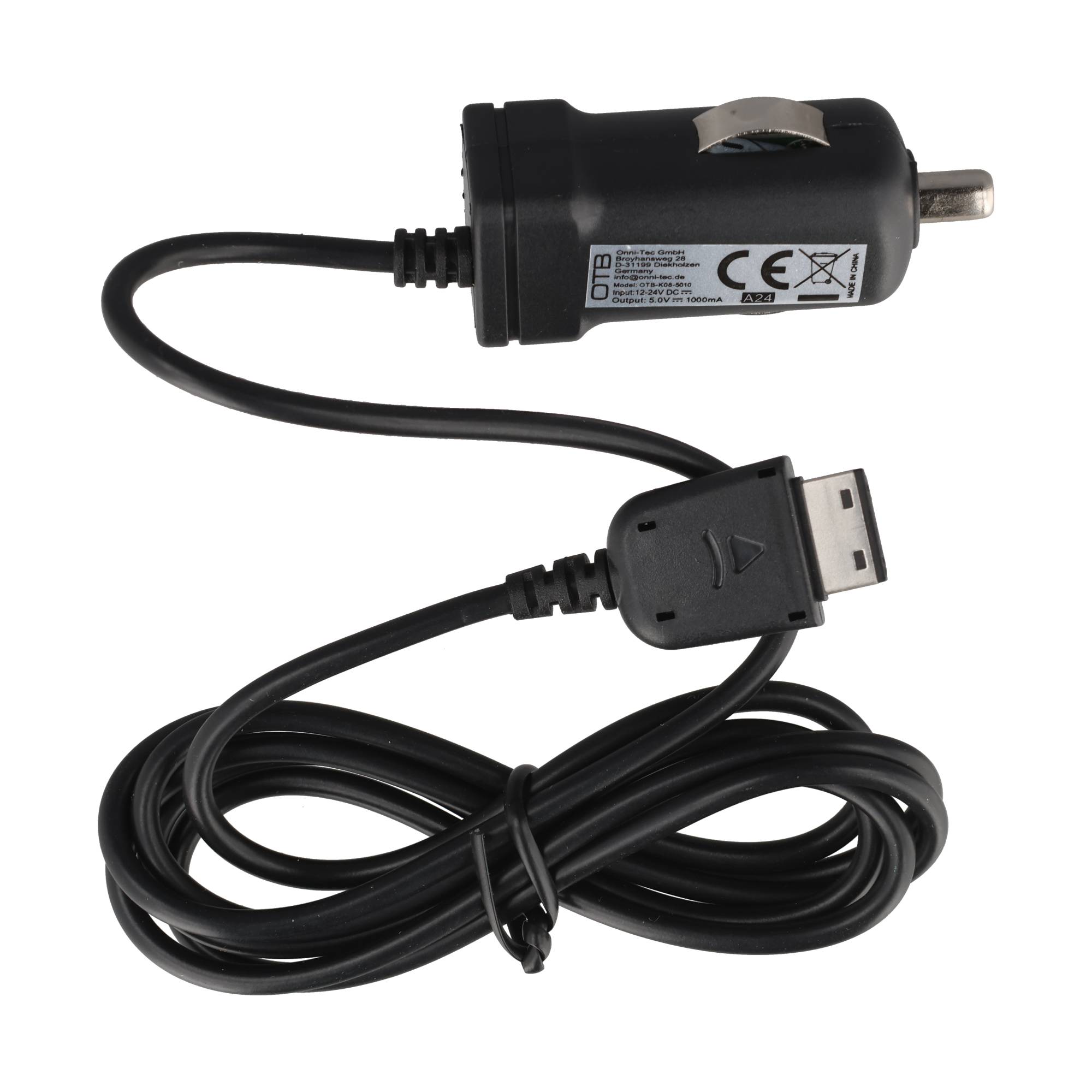 Ladekabel 12 Volt passend für Samsung SGH-U900 Soul, S5230