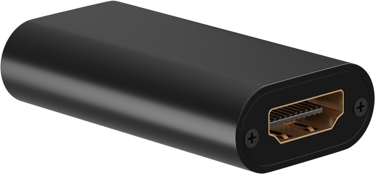 Goobay HDMI™-Signalverstärker 4K @ 30 Hz - zum Verlängern einer HDMI™-Verbindung auf bis zu 40 m