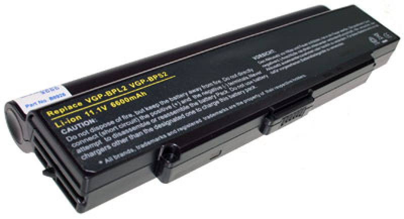 Akku passend für Sony Vaio PCG-6C1N, etc mit 6600mAh
