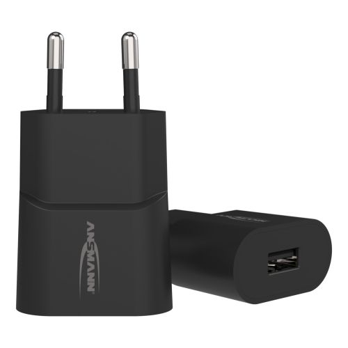 Ansmann USB-Ladegerät HC105, 5W, ideal für Smartphone und Tablet, schwarz