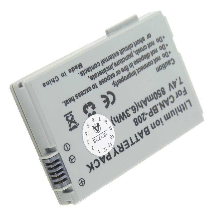 AccuCell Akku passend für Canon DC95 Camcorder, 850mAh