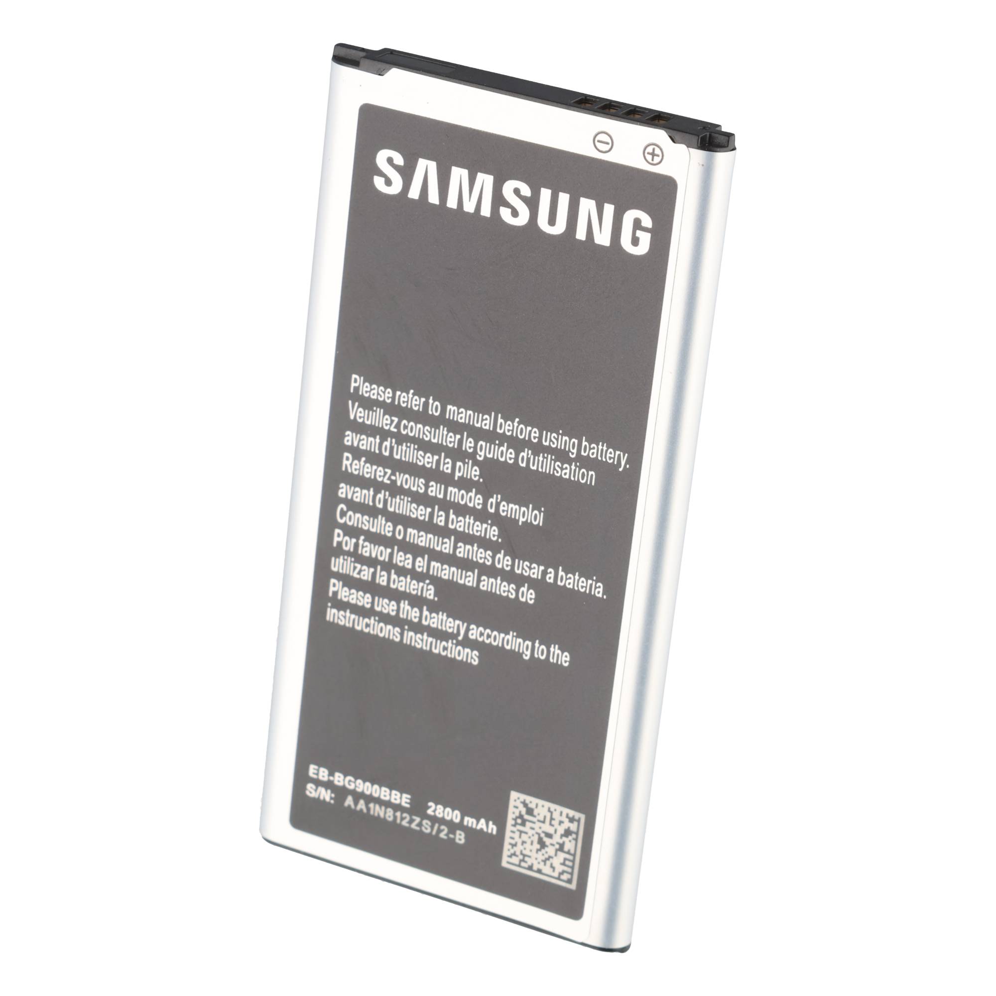 Akku Original Samsung für Galaxy S5 G900, Typ EB-BG900BBE, EB-BG900BBEGWW, 2800 mAh, 3.85V