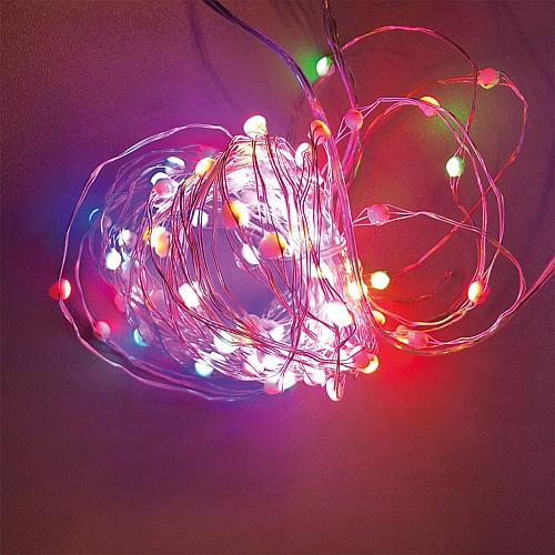LED-Microlichterkette 200 RGB LED 40847