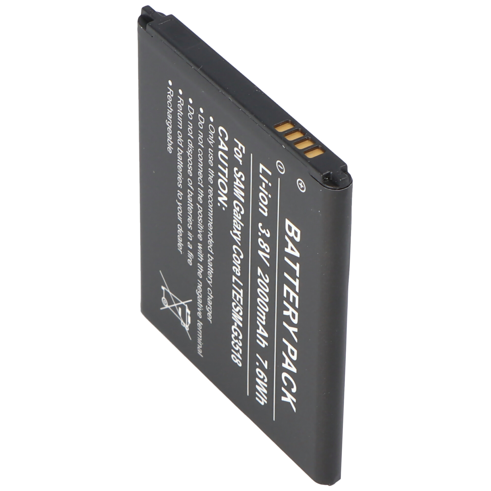 Samsung Galaxy Core LTE Li-Ion Akku als Nachbau Akku von AccuCell
