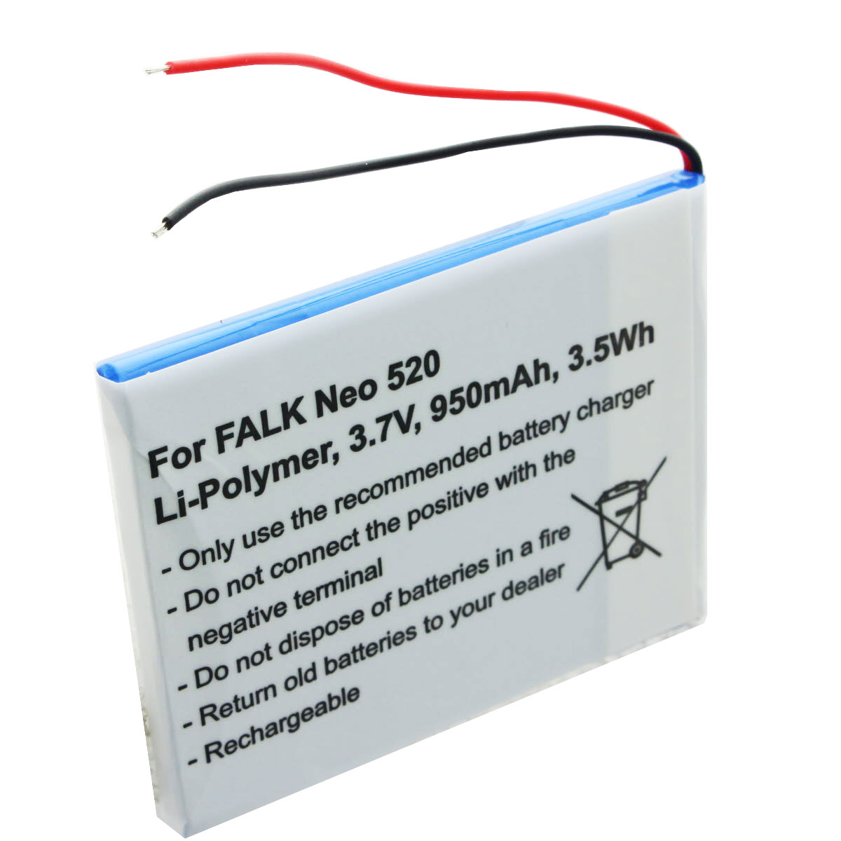 Akku passend für Falk Neo 520, Neo 520LMU Akku SR404255