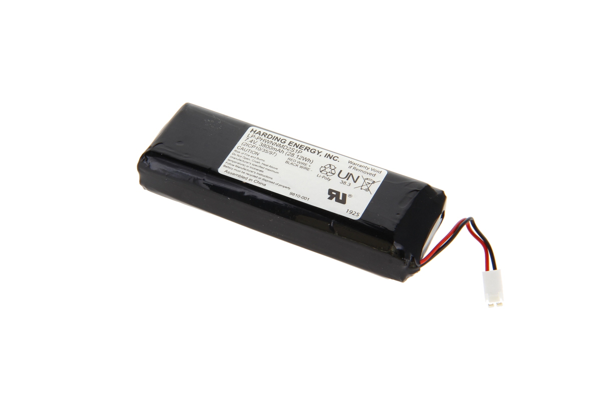 Original Li Ion Akku passend für Nonin LifeSense Monitor (neues Model) Ref. 9810-001 - 7,4 V 3800 mAh 99,5x33,6x18,8 mm