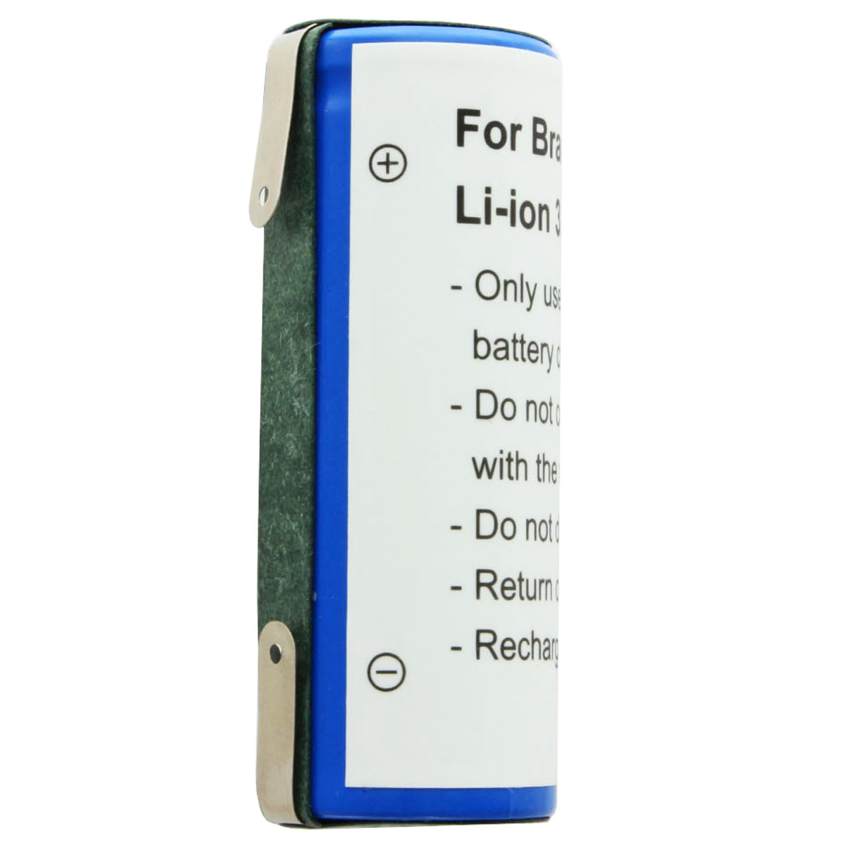 Akku passend für Braun 5671, 5673, Philips Nerelco 8892XL 3,7 Volt 1600mAh, 50 x 18.50 x 18.20mm