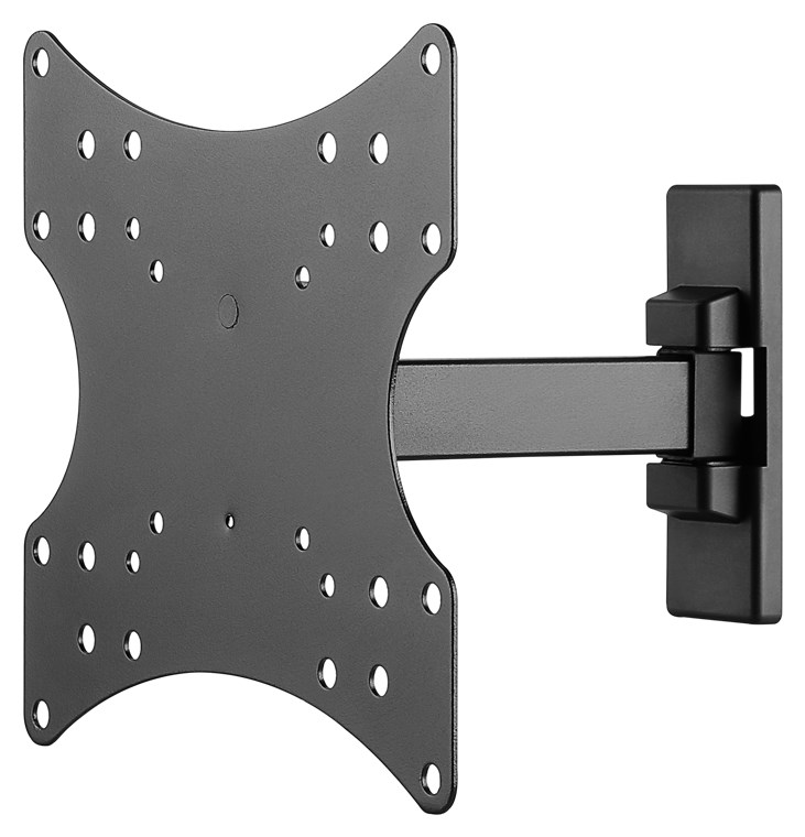 Goobay TV-Wandhalterung Basic FULLMOTION (S) - Halterung für Fernseher von 23 bis 42 Zoll (58-107cm), vollbeweglich (schwenkbar und neigbar) bis 20 kg