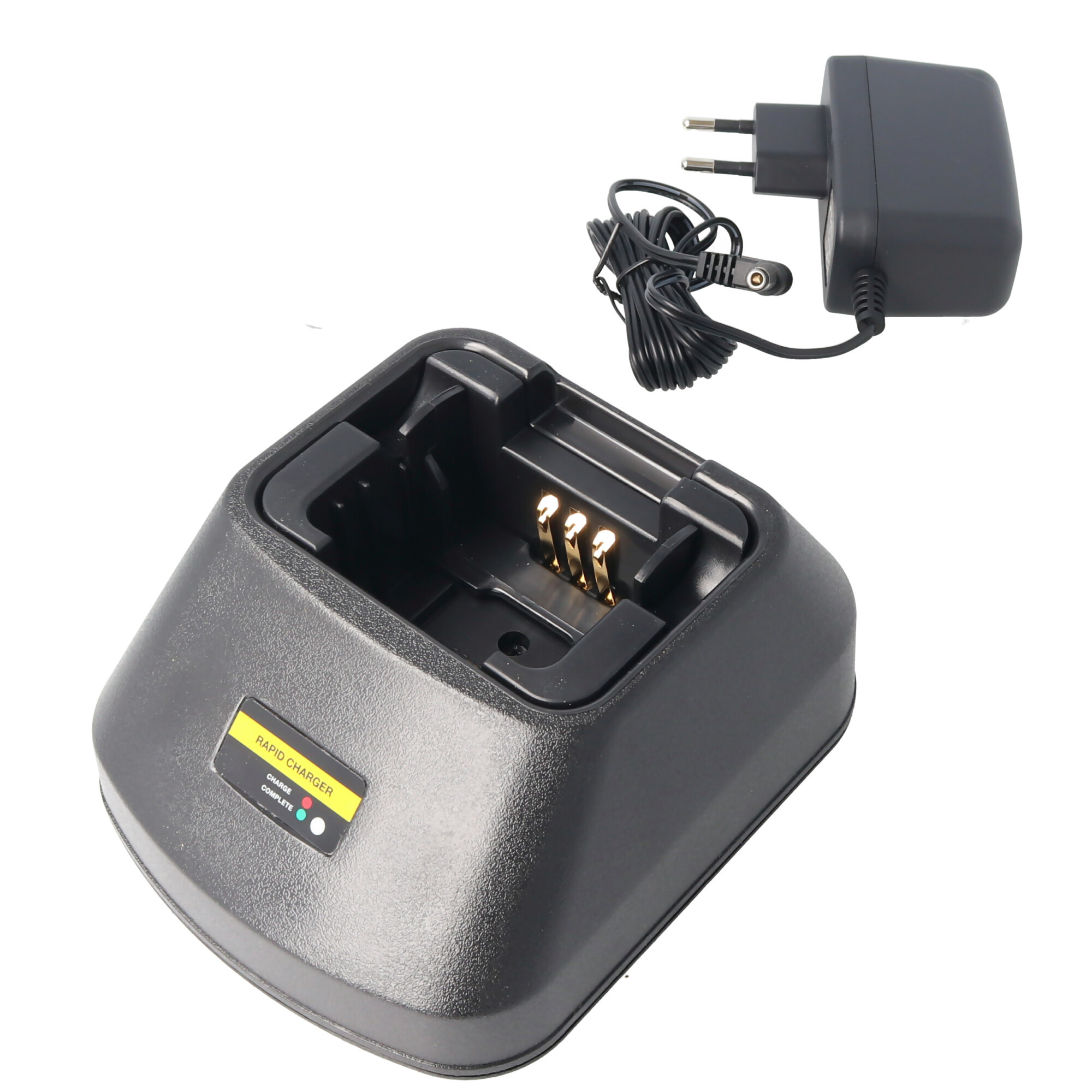 Schnell-Ladegerät passend für den Motorola Akku CP040, 080, 140, 150, 160, 180, 200, EP450, GP3188, 3688, PR400, DP1400