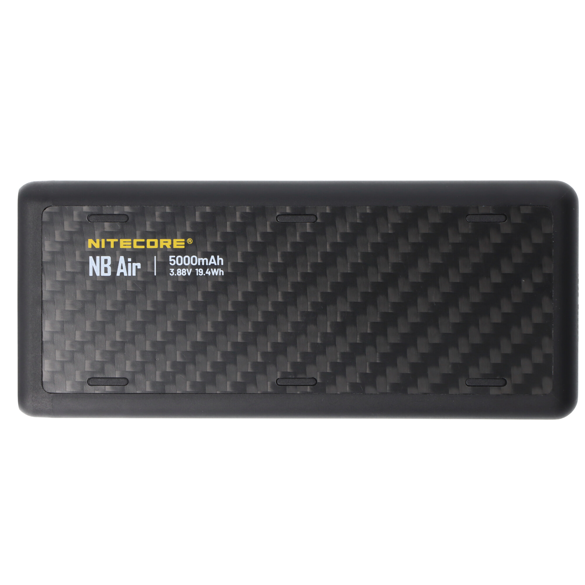 Nitecore Powerbank NB Air, 5000mAh, wasserdicht, 89 Gramm, Carbon-Gehäuse