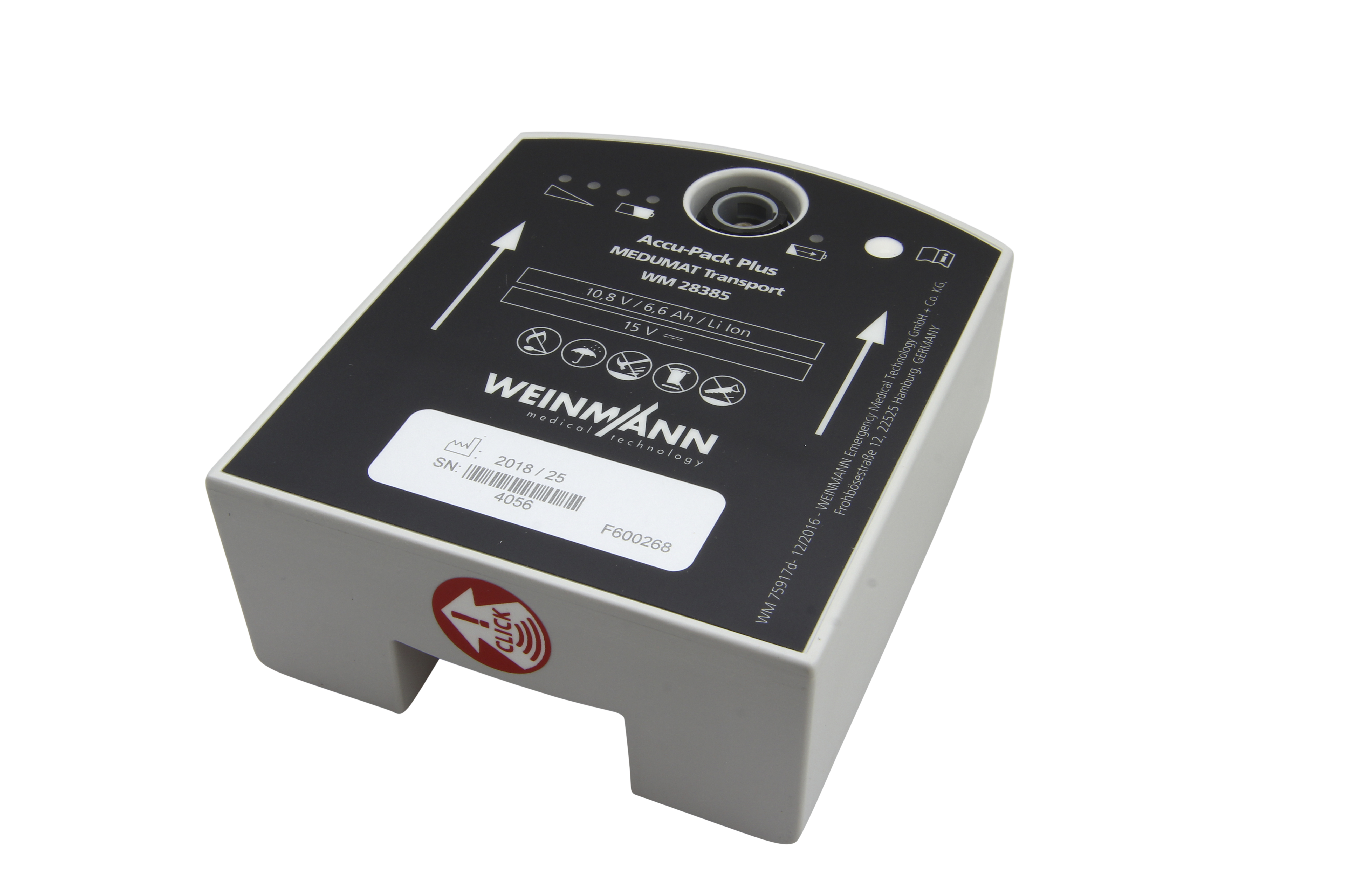 Original Li Ion Akku Plus Weinmann WM28385
