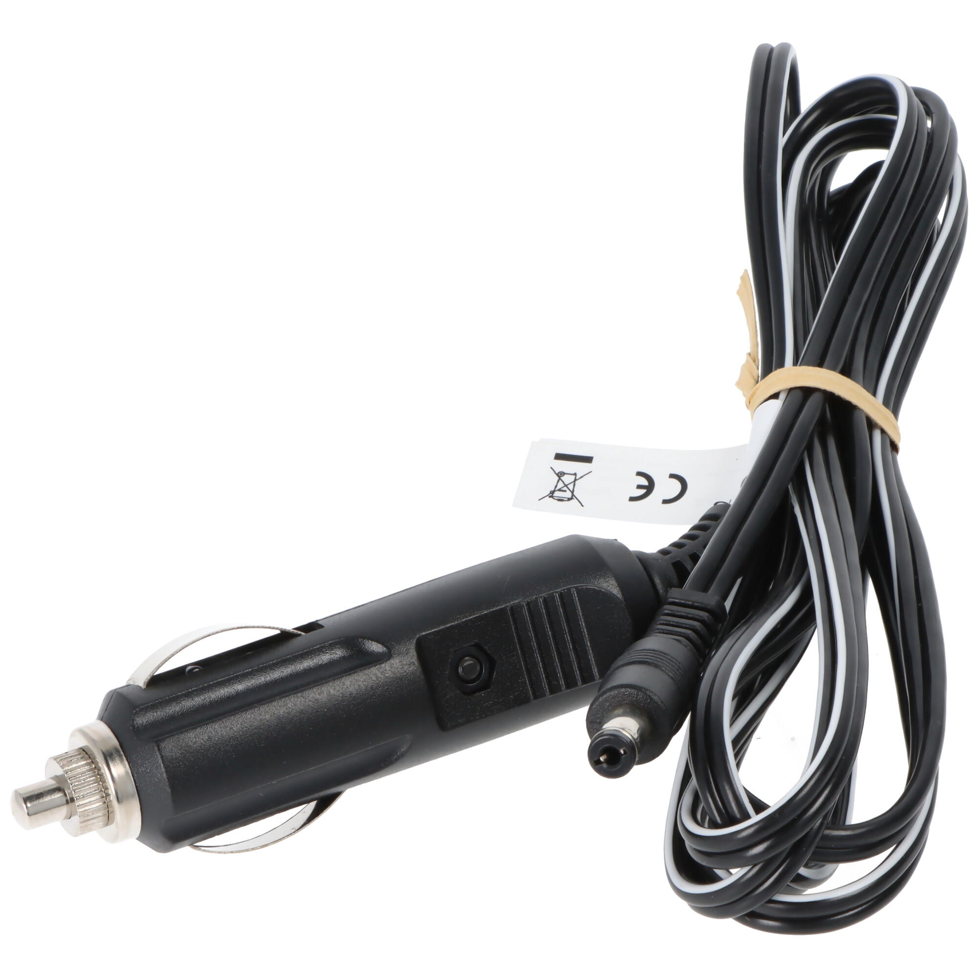 Goobay KFZ/Auto Zigarettenanzünder Kabel auf DC-Hohlstecker, 12 V, 1,8 m - mit 2,5-A-Sicherung, Zigarettenanzünder-Stecker > DC-Stecker (5,50 x 2,10 mm)