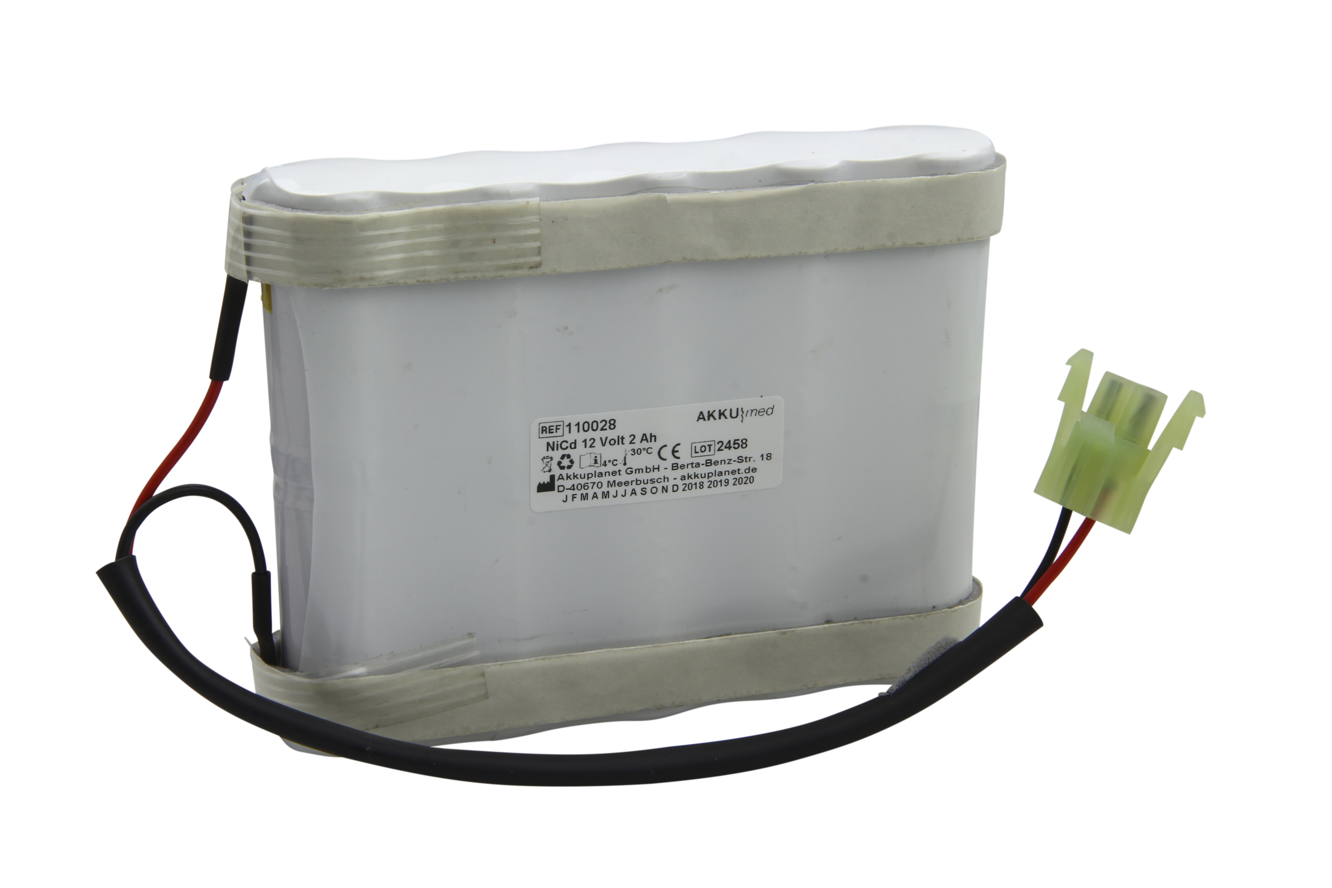NC Akku passend für Hellige Monitor Servomed SMS181, 182, Defibrillator SCP851, 852