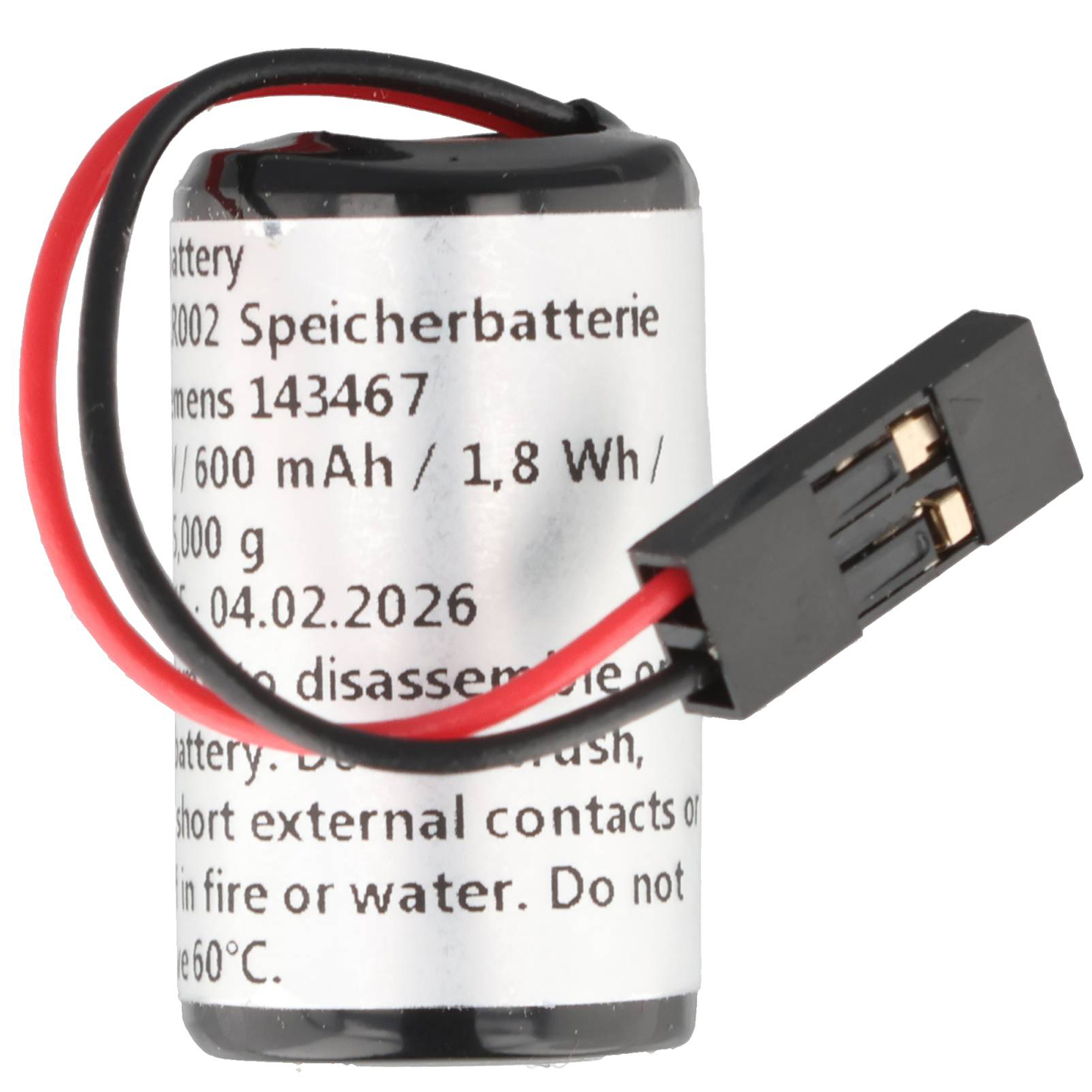 Speicherbatterie 3V ersetzt Siemens 143467 - 600 mAh