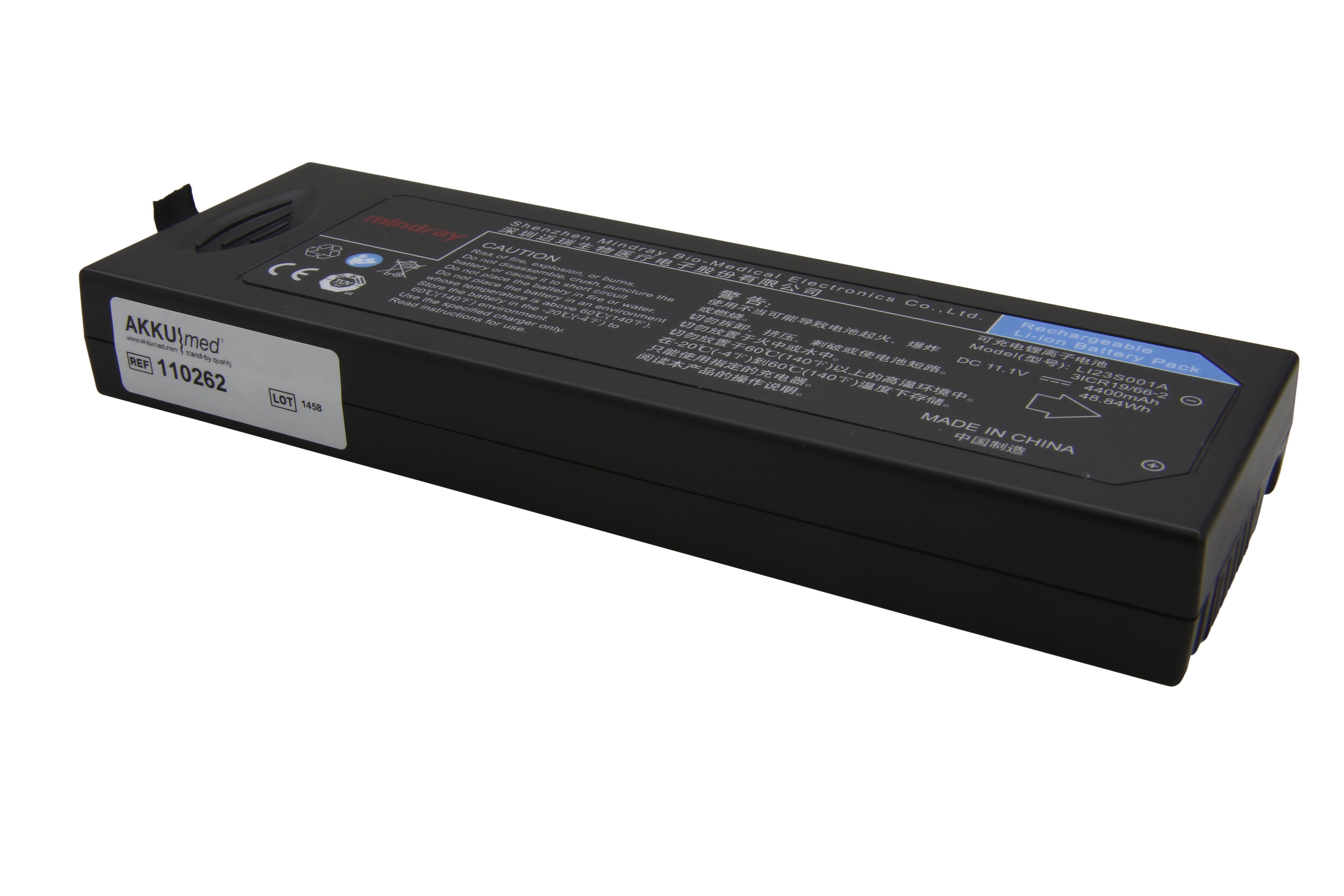 Original Li Ion Akku Datascope Accutorr Plus, V - Typ 115-018015-00/ LI23S003A