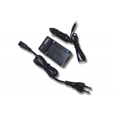 Ladegerät für Panasonic CGR-D110 D120 D220 D320, Ladegerät + KFZ Ladekabel