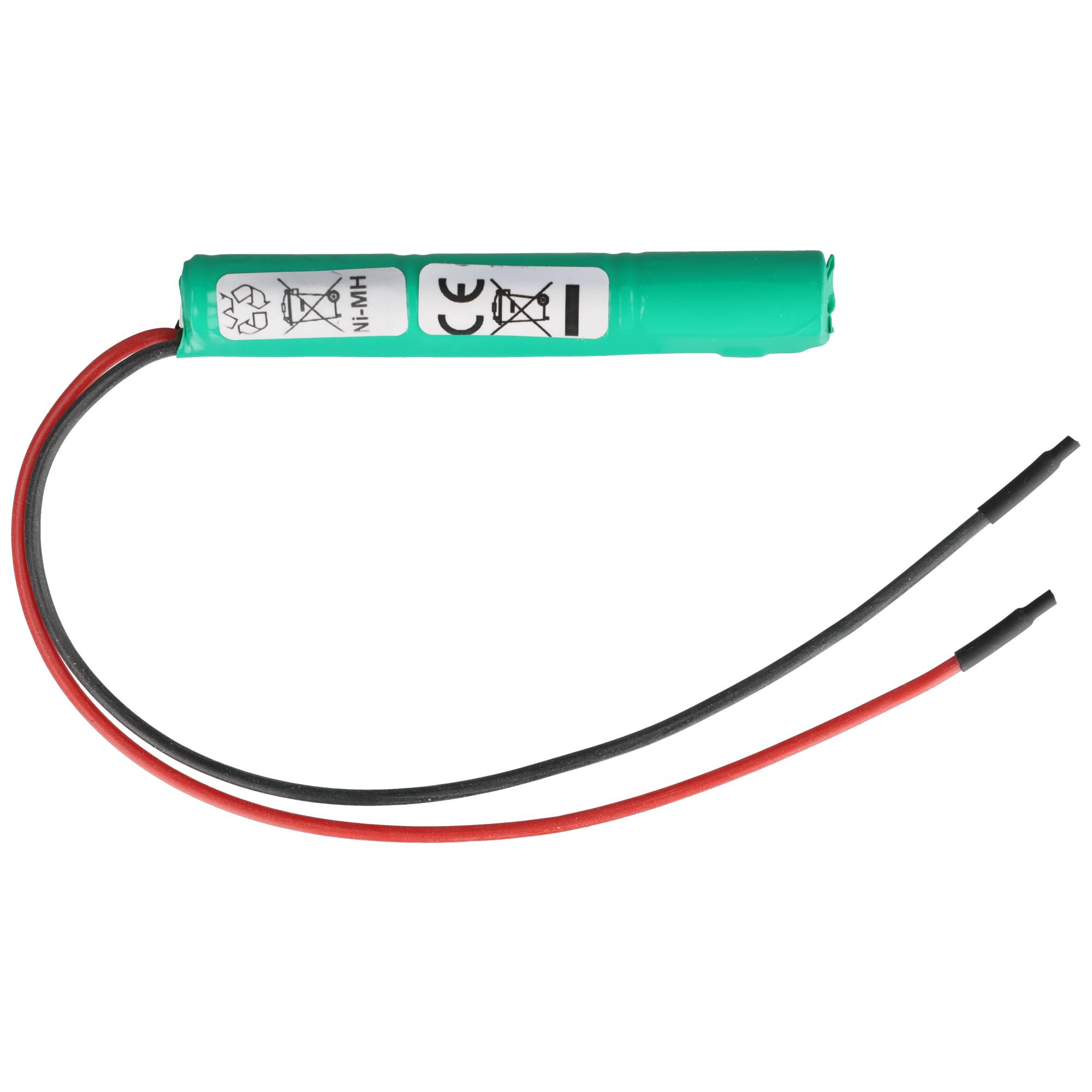 Notleuchtenakku NiMH 3,6V 500mAh L1x3 Lady N mit 200mm Kabel einseitig ersetzt 3,6 V Akku
