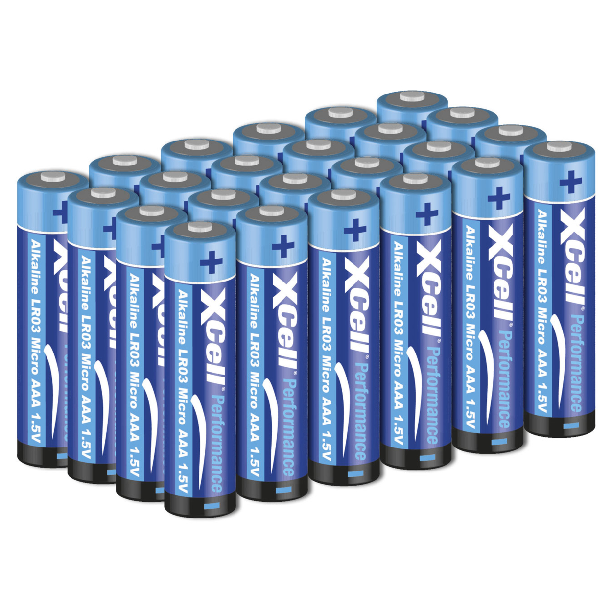XCell Performance LR03 Micro AAA Batterie – 24er Box, für den alltäglichen Gebrauch