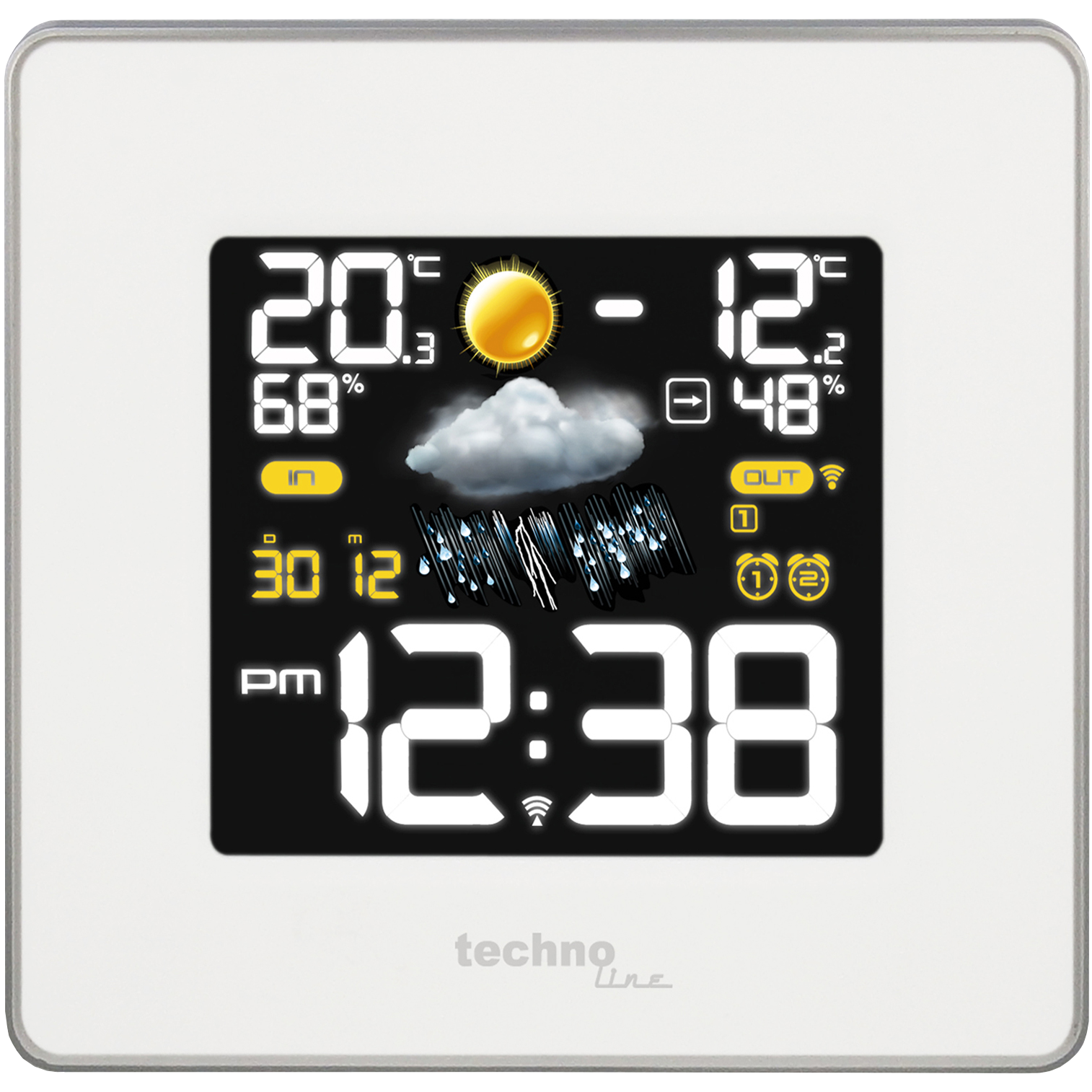 WS 6440 - Wetterstation mit farbigen LED´s