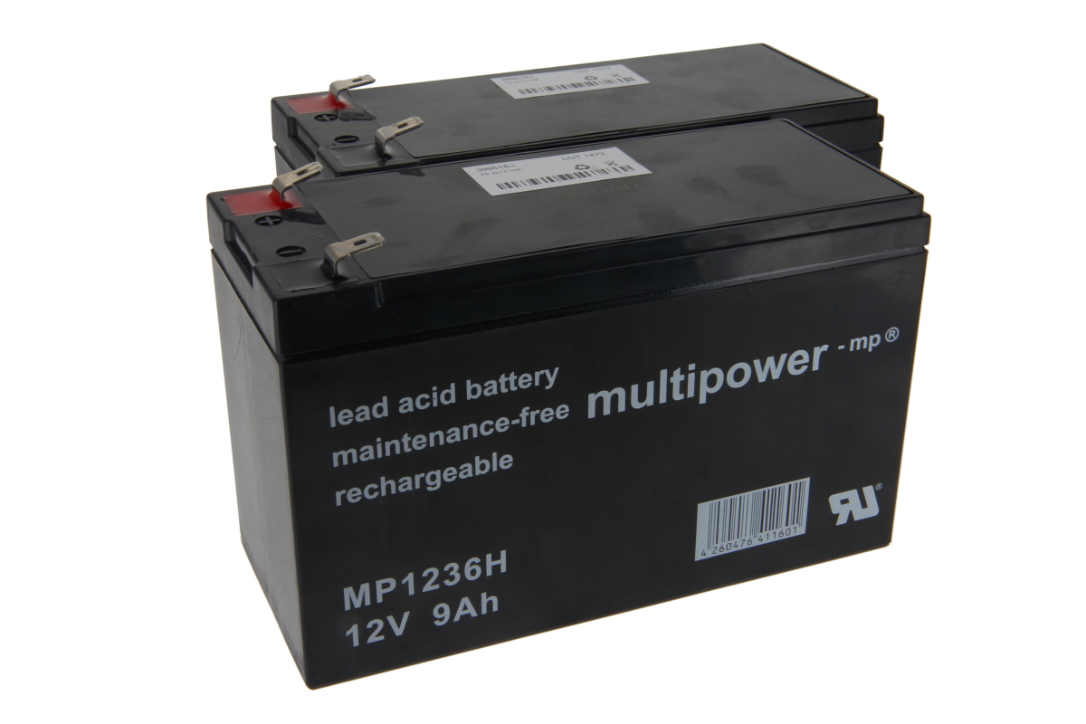 Akkueinsatz passend für APC Batterie RBC22  Bleiakku