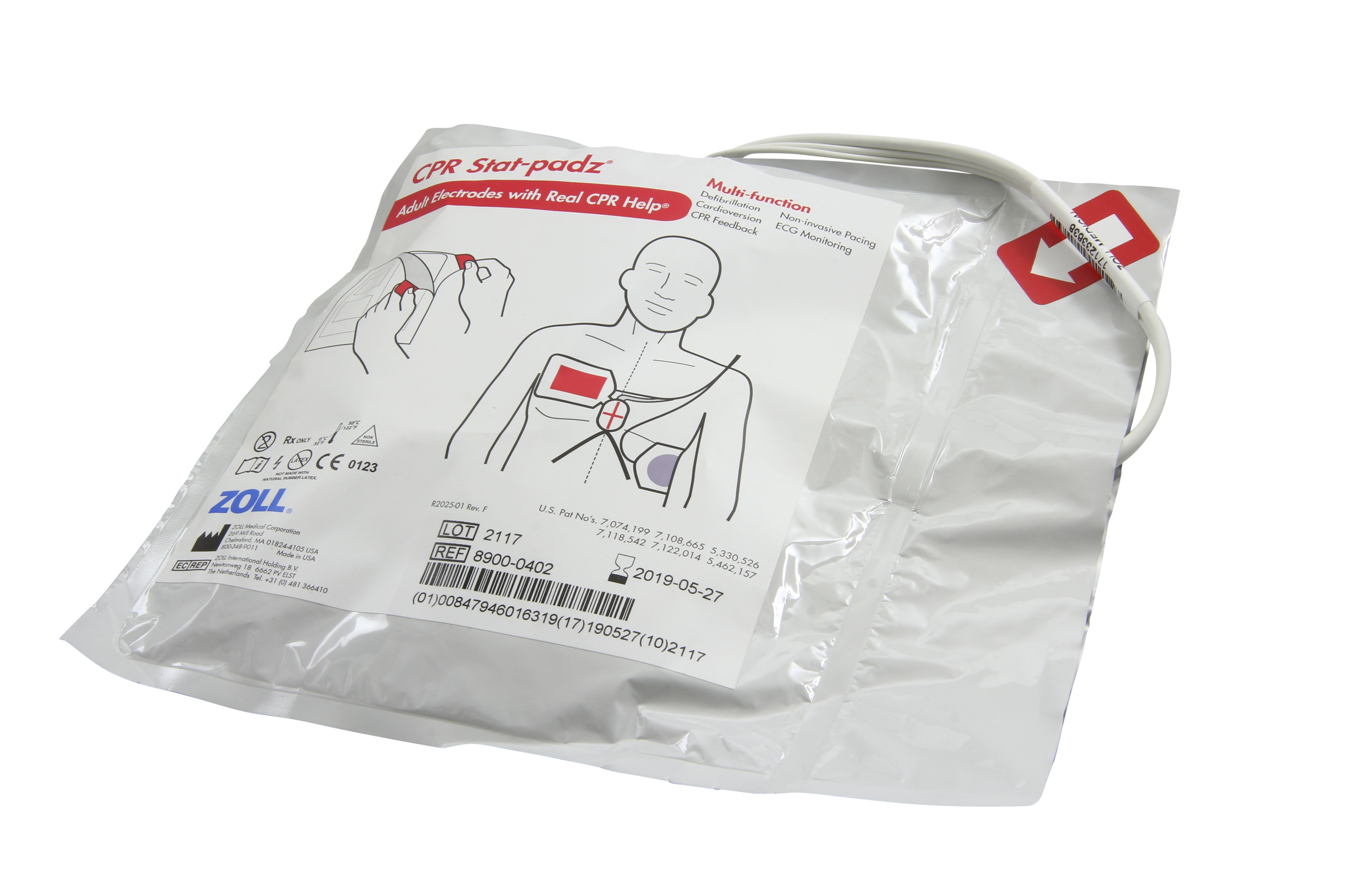 Original Defi-Elektroden Pads Zoll AED Plus, AED Pro, M Serie