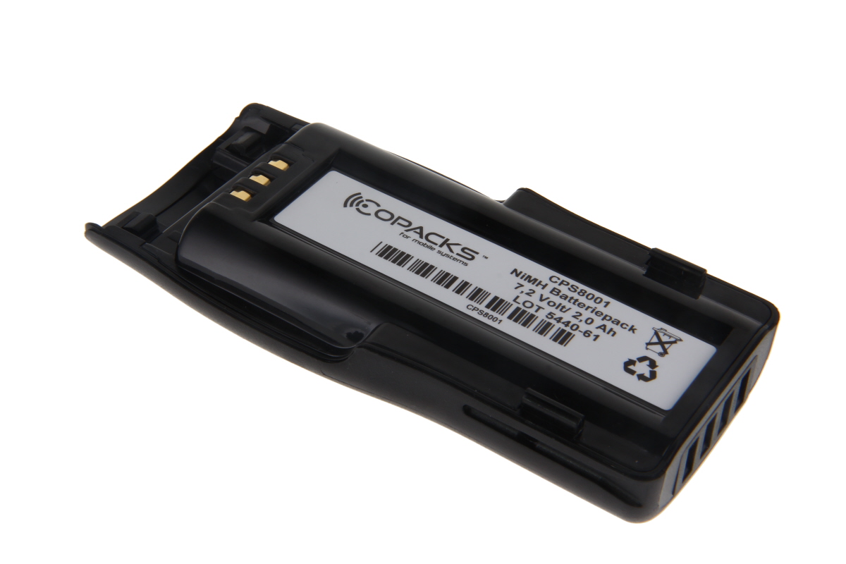 CoPacks NiMH Akku passend für Simoco SRP8000, SRP8021, SRP9000, SRP9120 - 7,2 V 2000 mAh